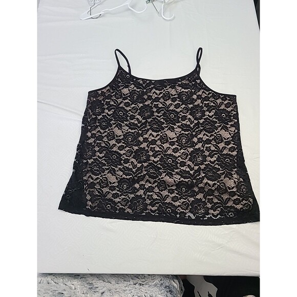 Maurices Women's Lace Camisole in Black -Plus Size 3X - Picture 1 of 5